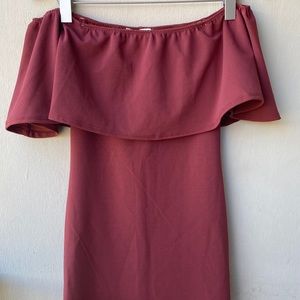 Tube Top Fitted Dress